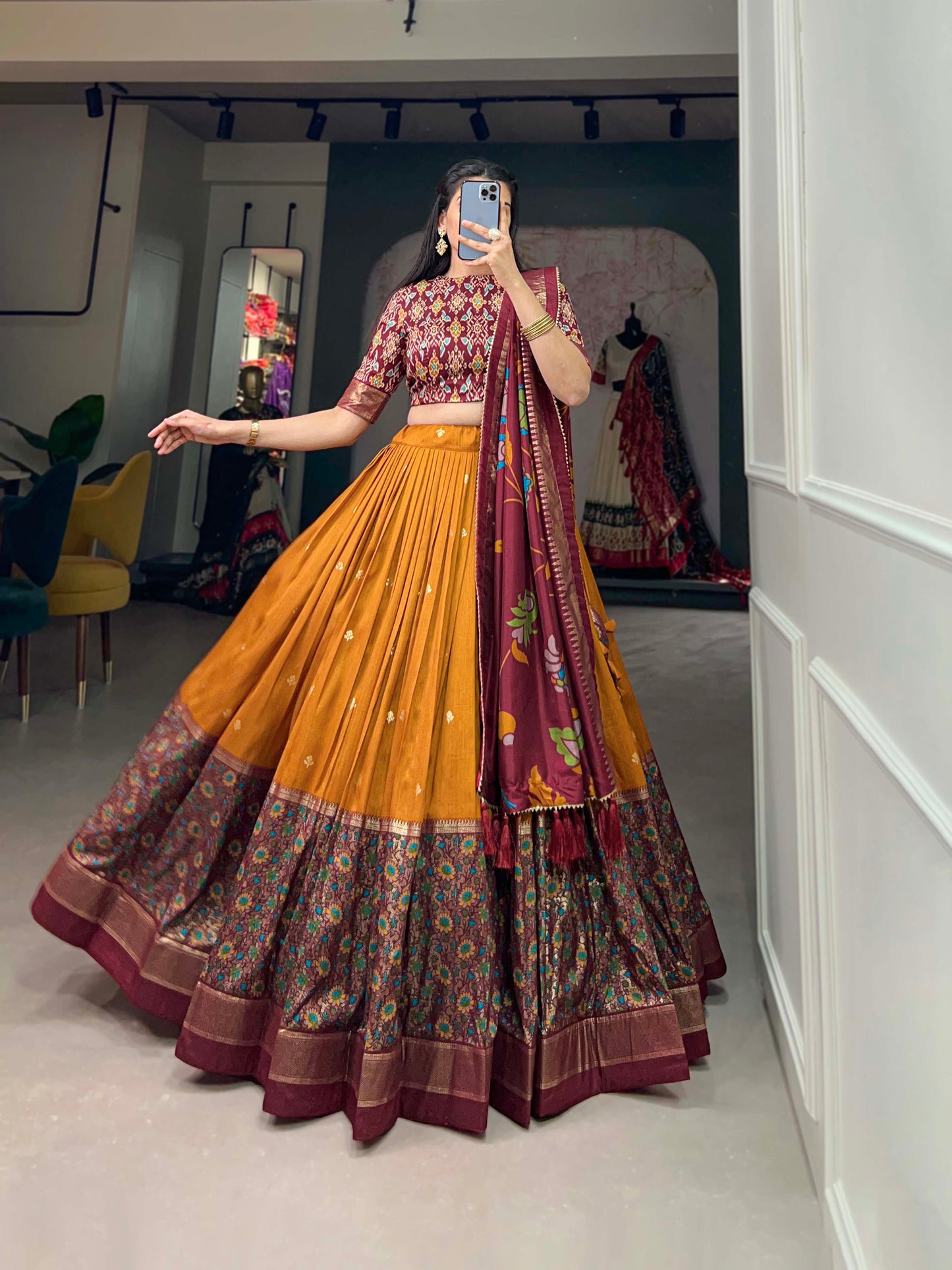 ethnic wear lehenga for celebrations & functions