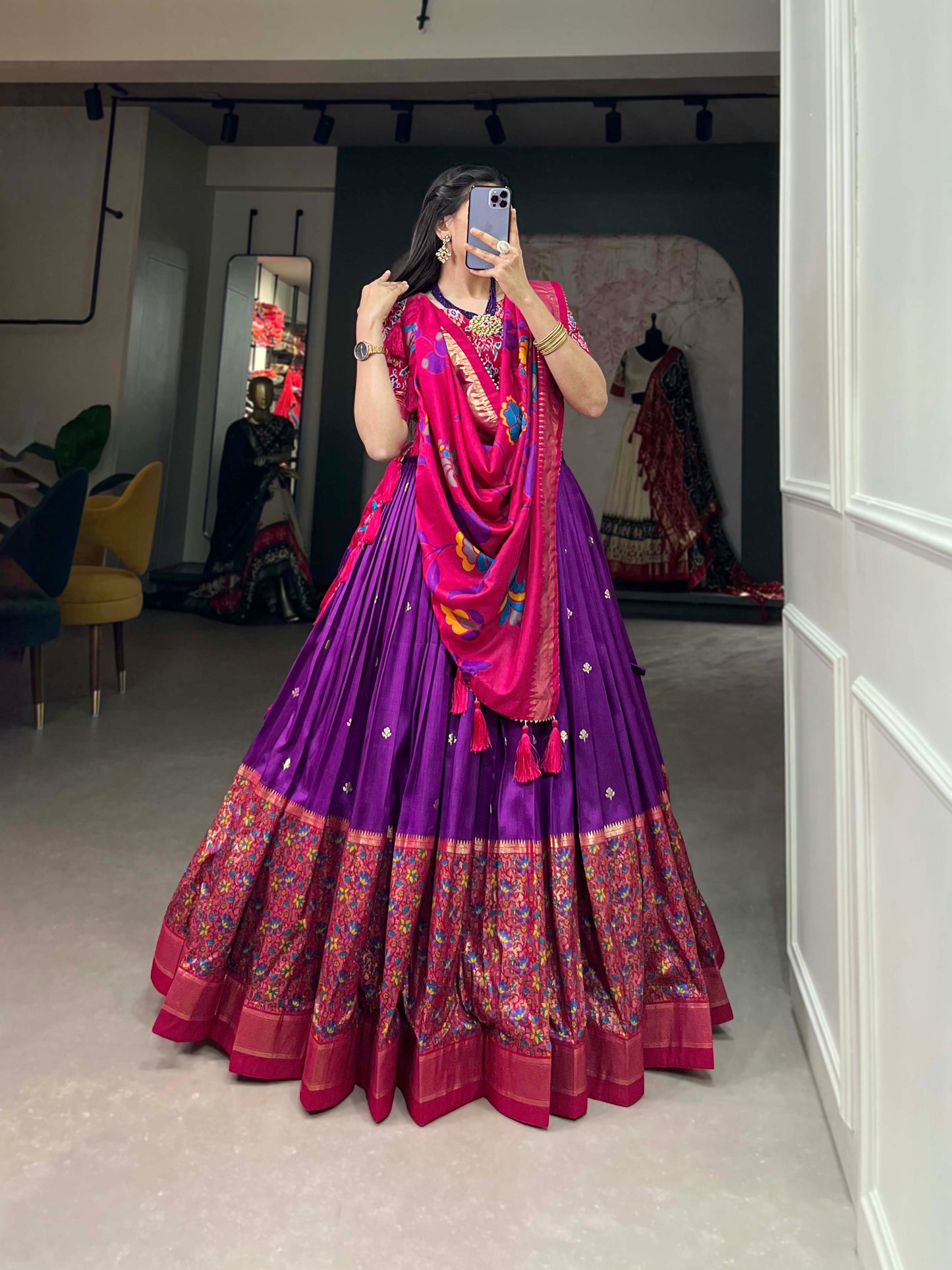 ethnic wear lehenga for celebrations & functions