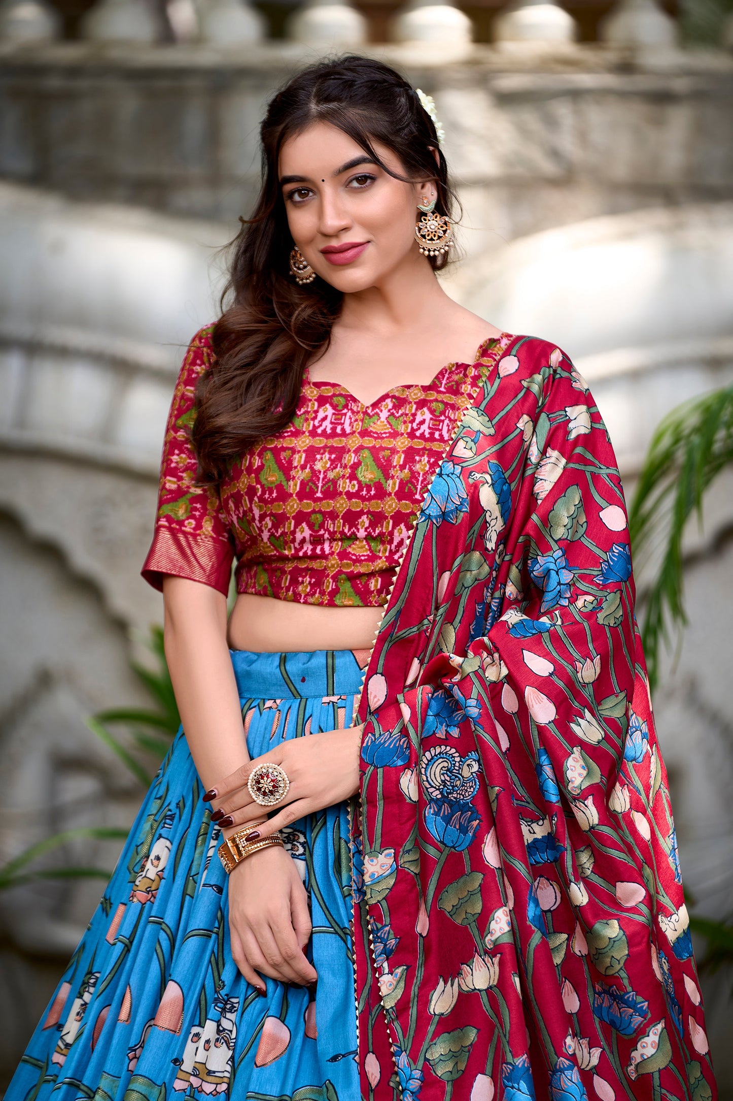 classic lehenga choli for traditional functions