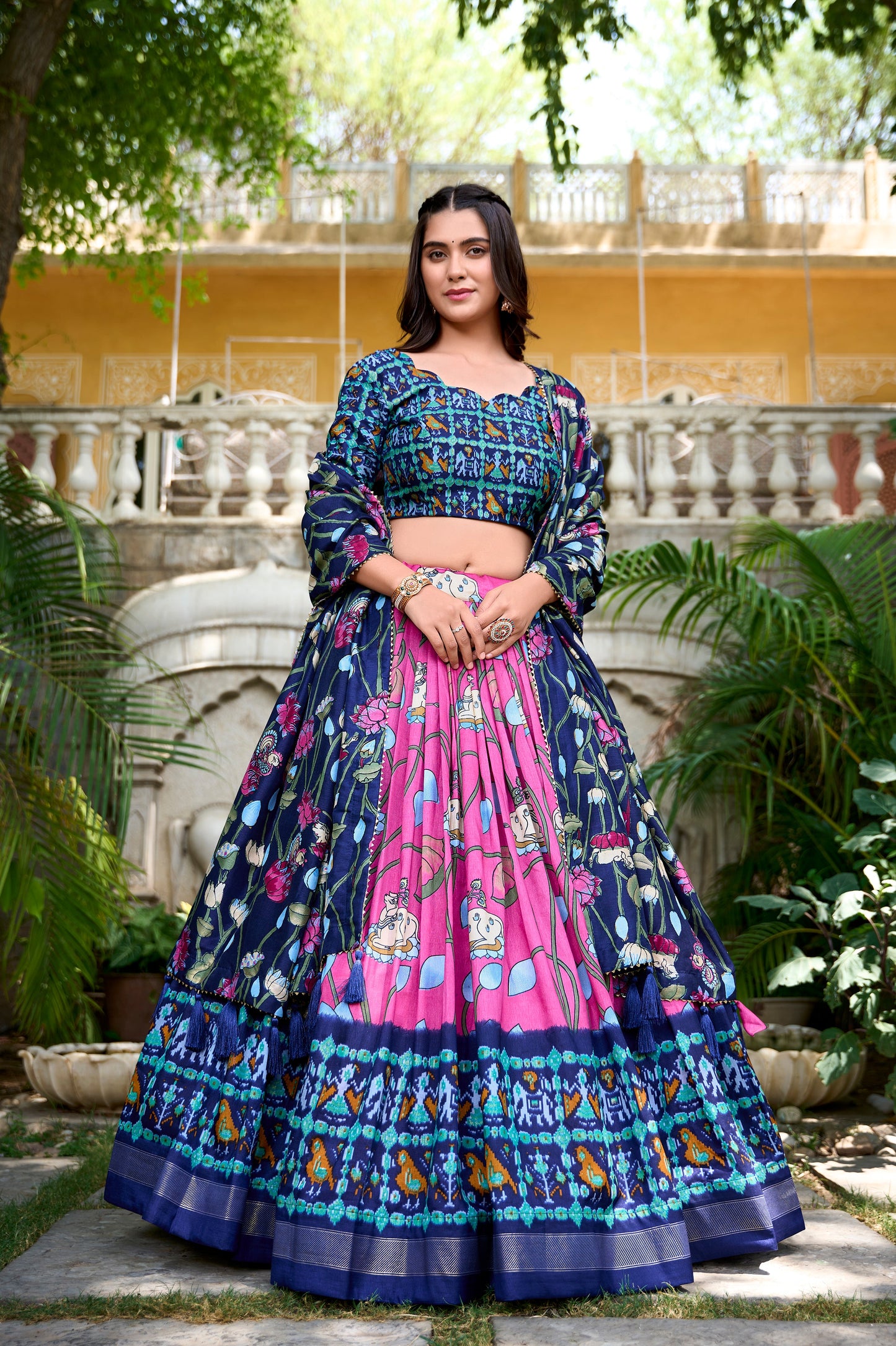 classic lehenga choli for traditional functions