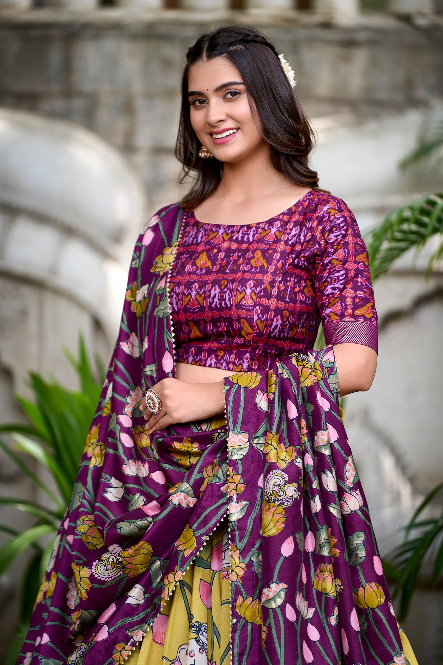 classic lehenga choli for traditional functions