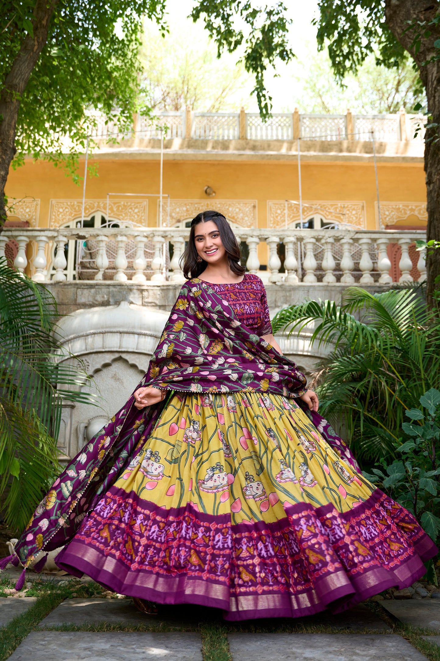 classic lehenga choli for traditional functions