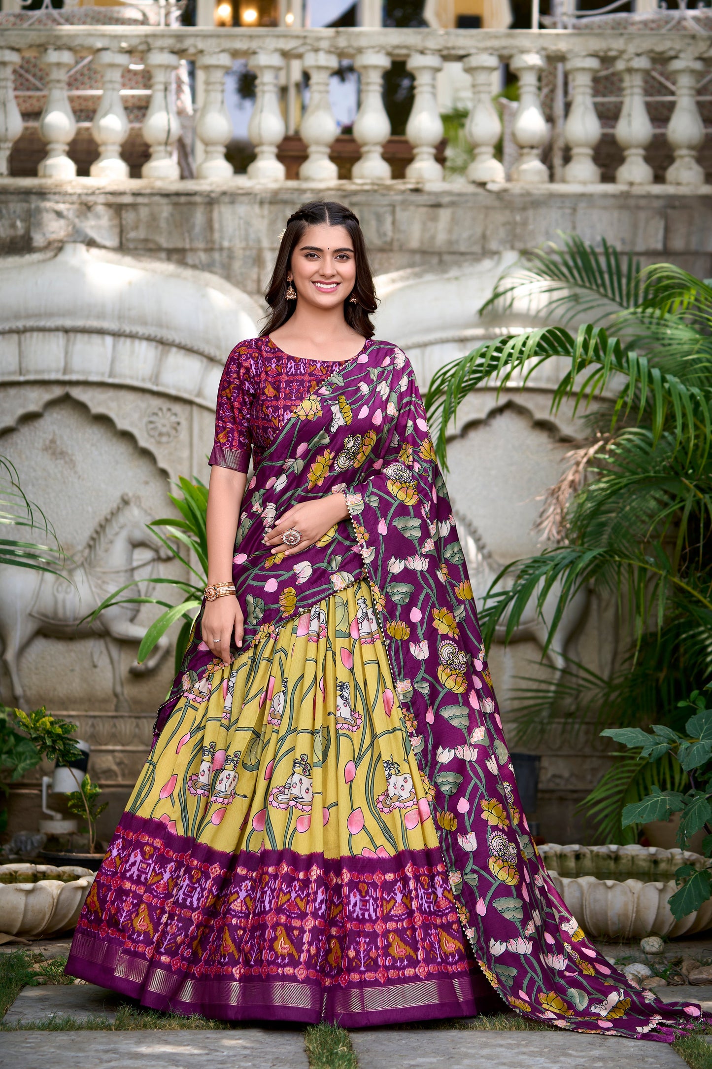 classic lehenga choli for traditional functions