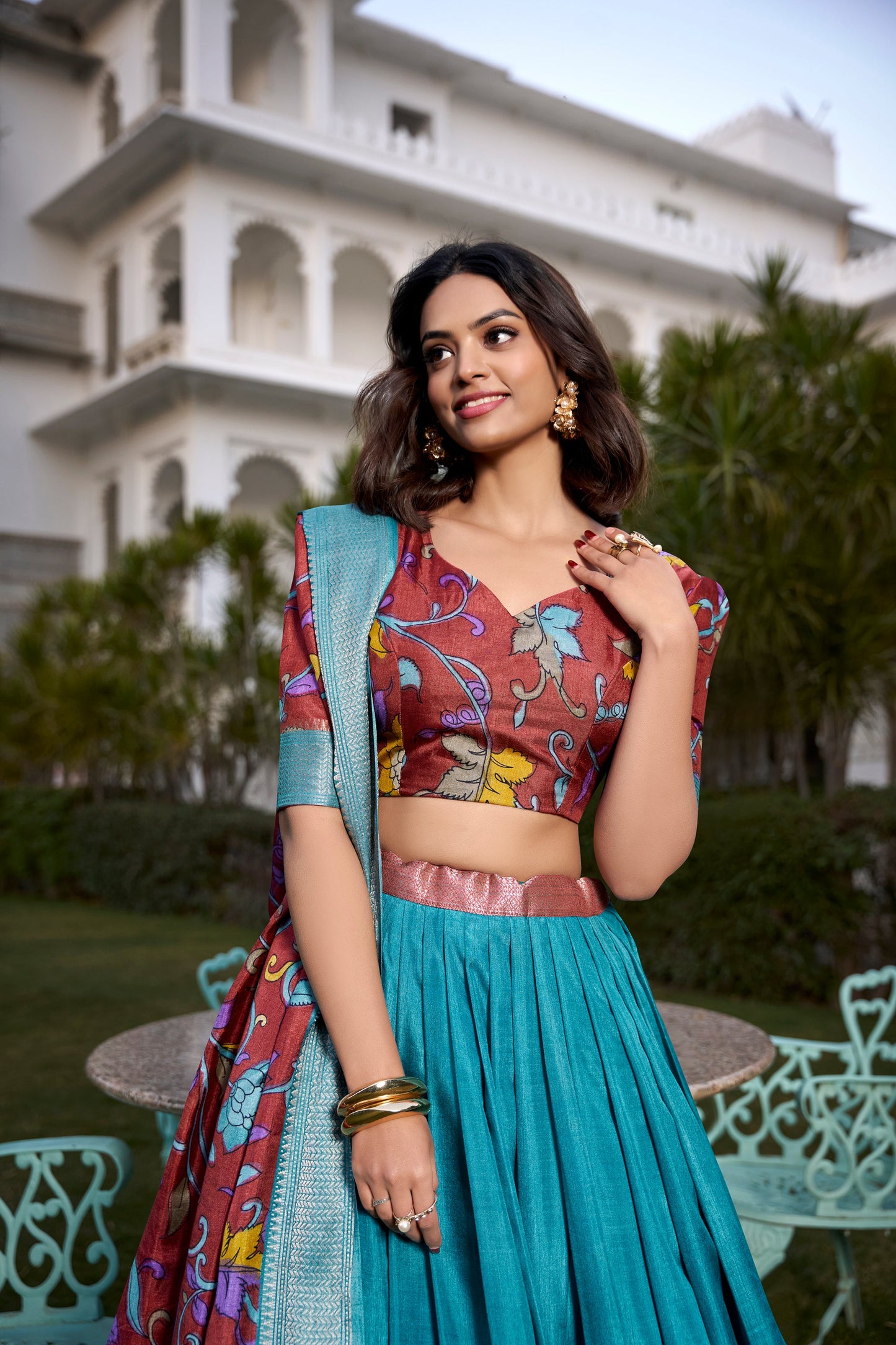 modern lehenga design for festive styling