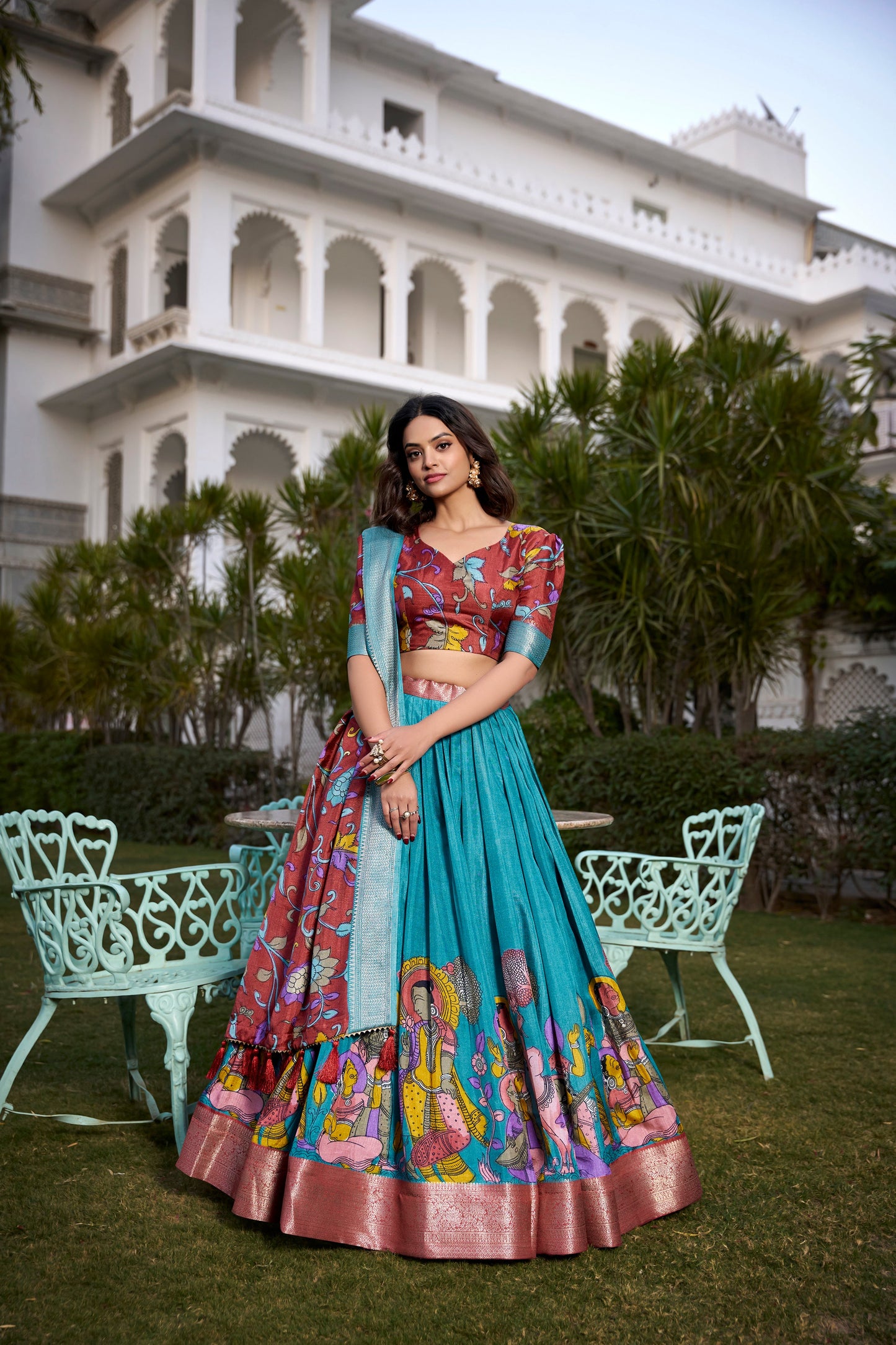 modern lehenga design for festive styling