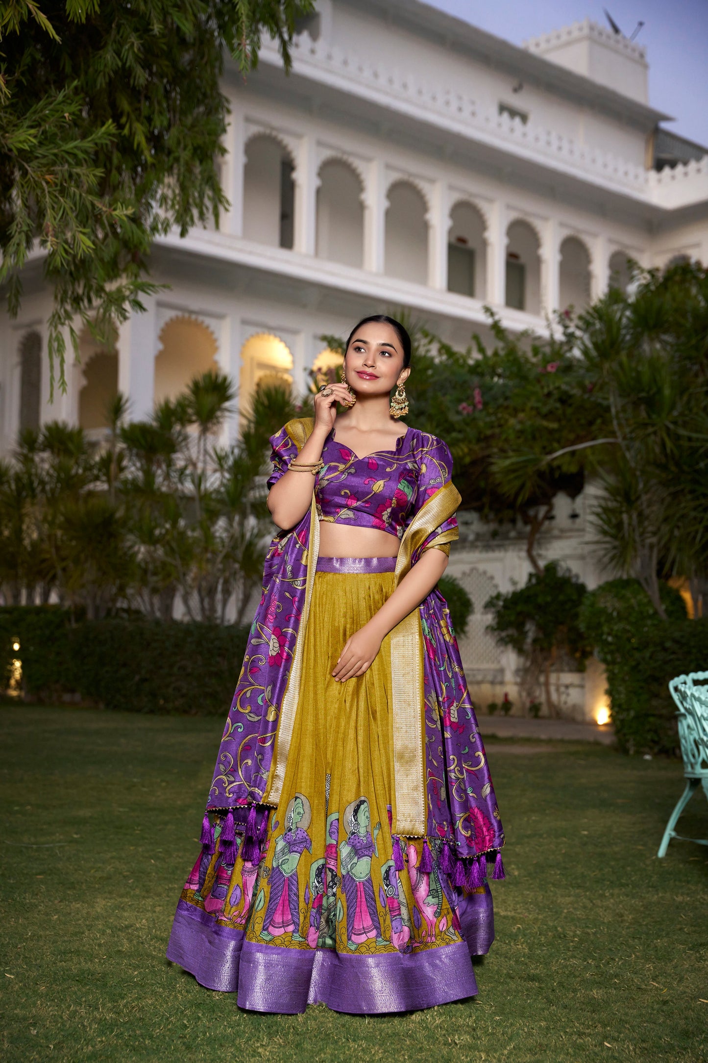 modern lehenga design for festive styling