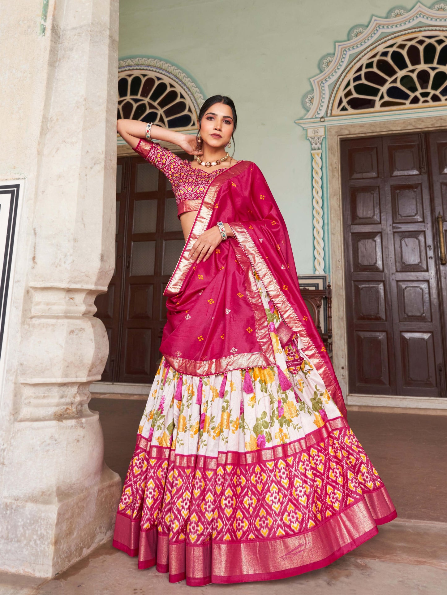 full flare lehenga choli for elegant look