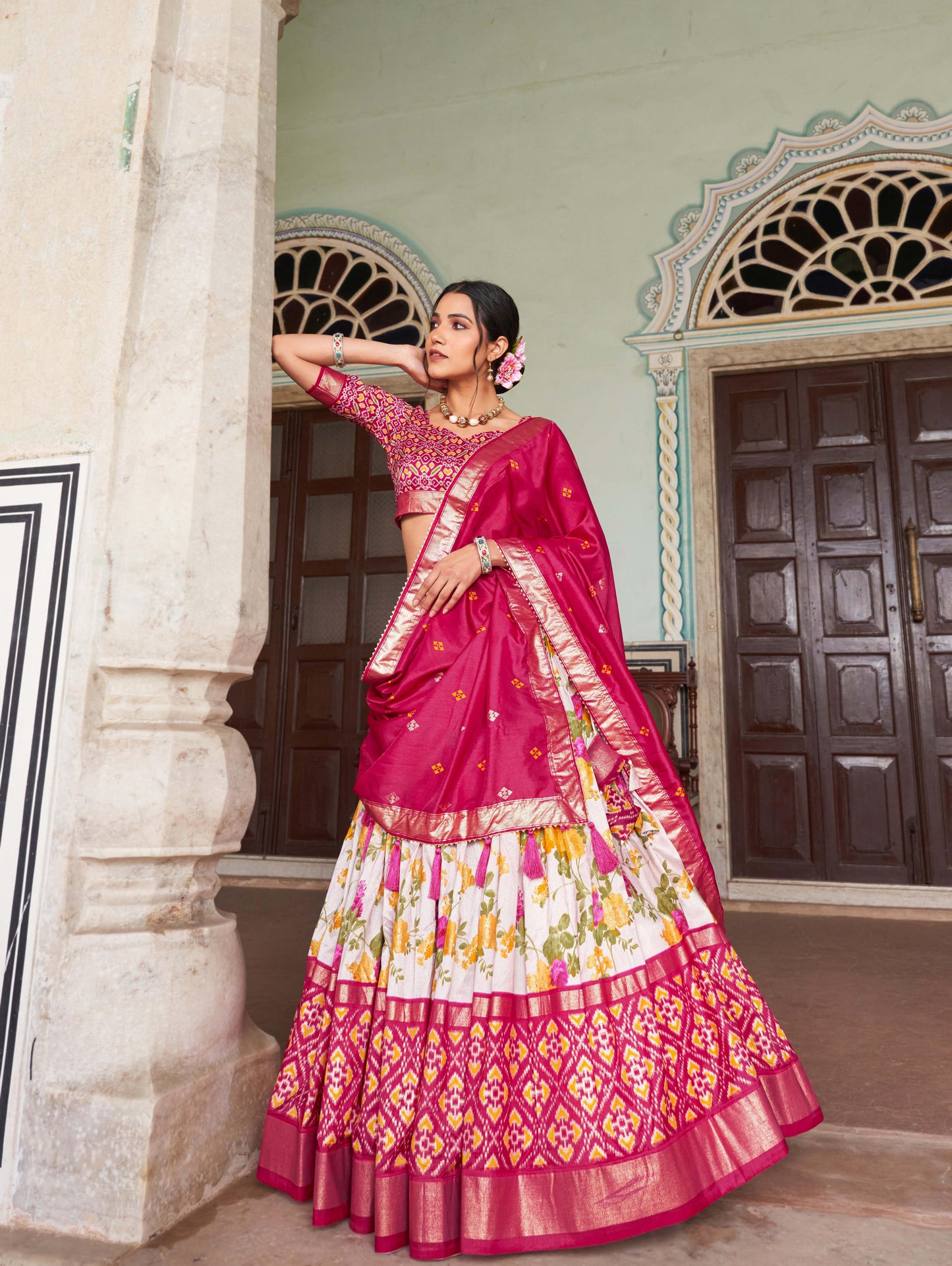 full flare lehenga choli for elegant look