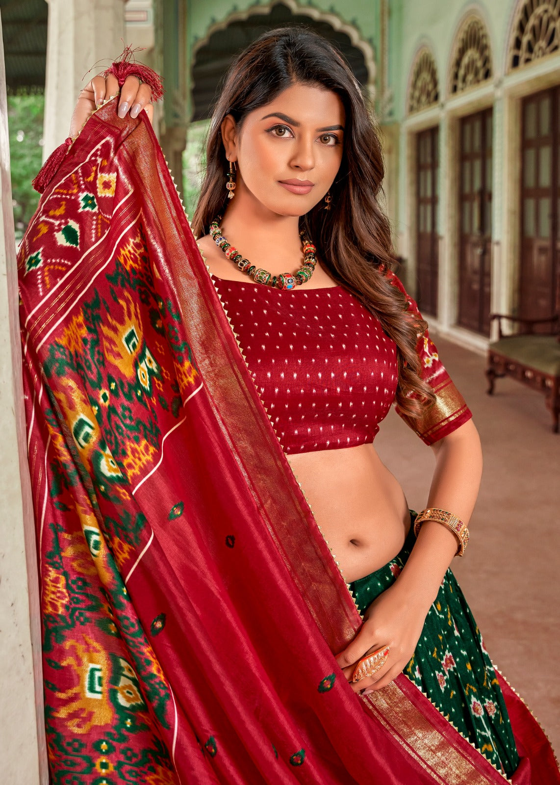 trendy lehenga for navratri, weddings & events