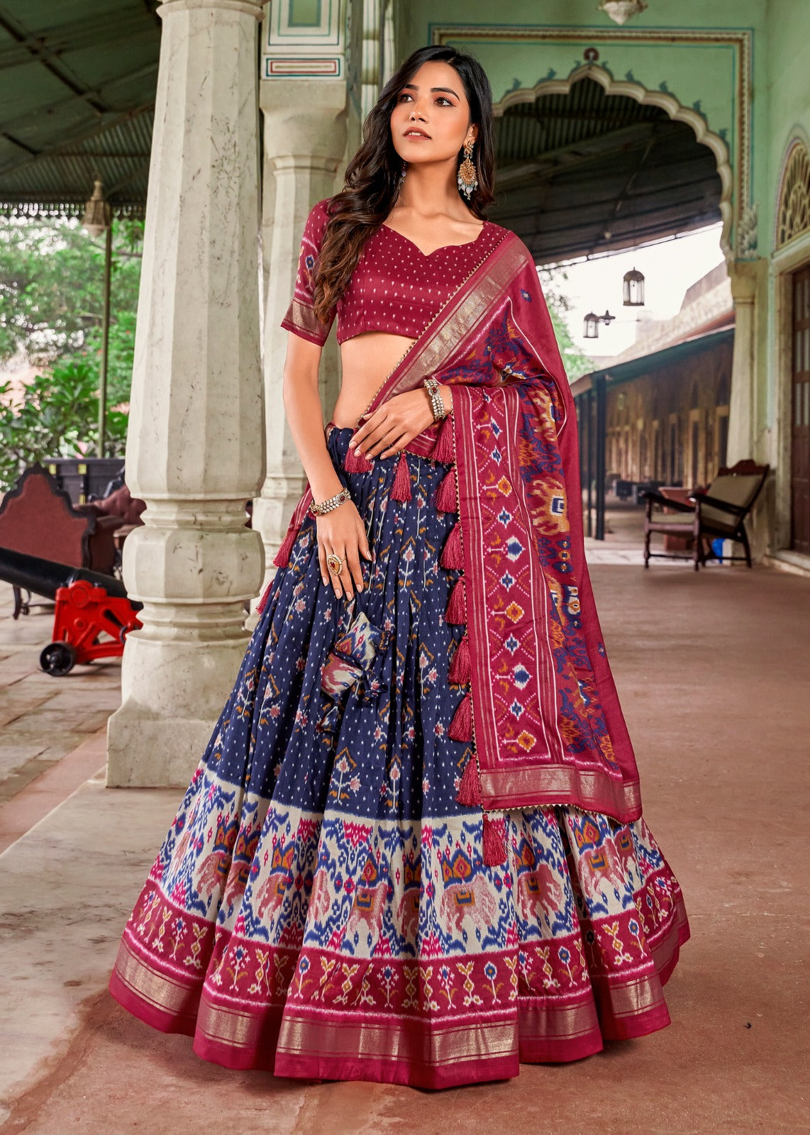 trendy lehenga for navratri, weddings & events