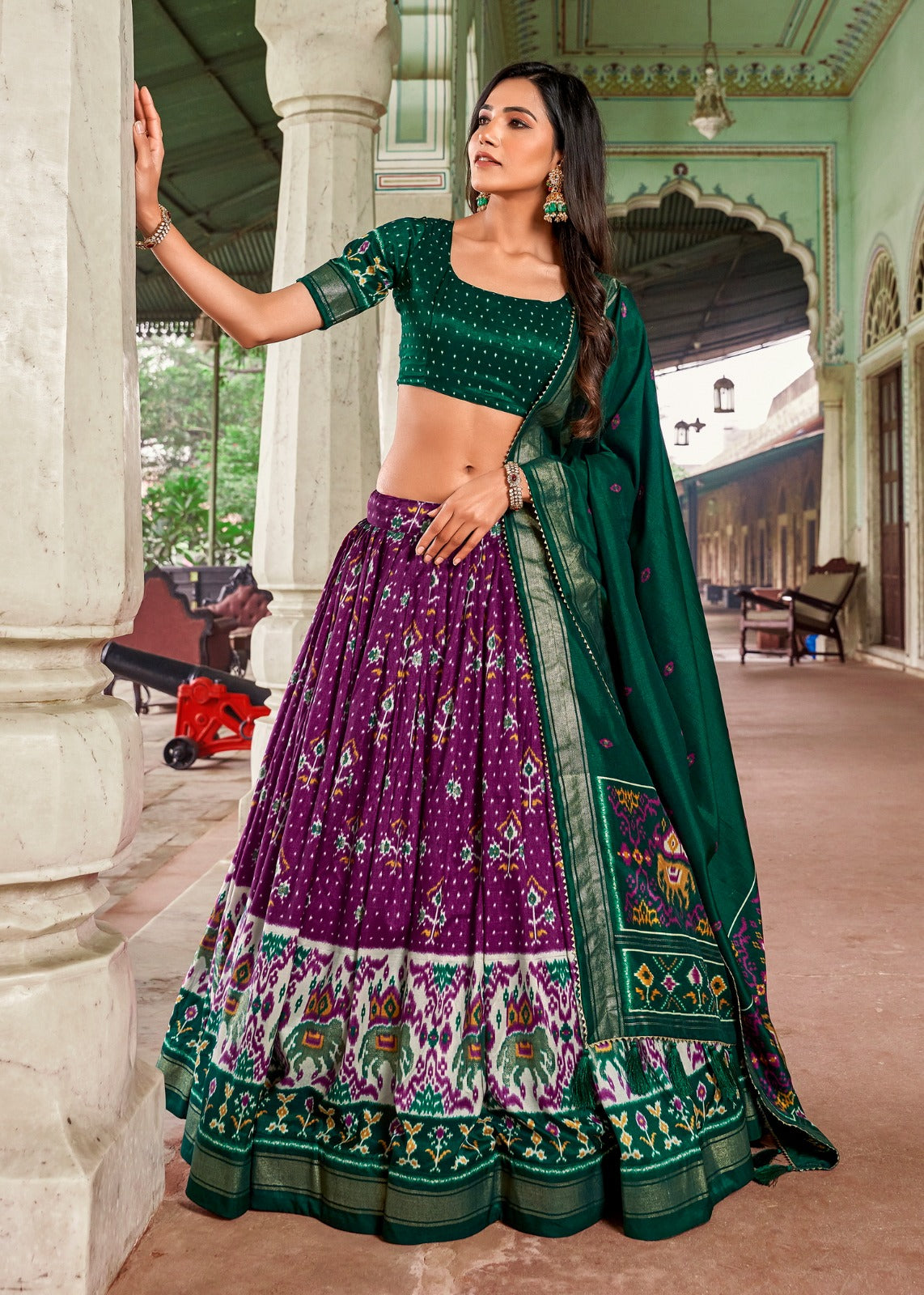 trendy lehenga for navratri, weddings & events