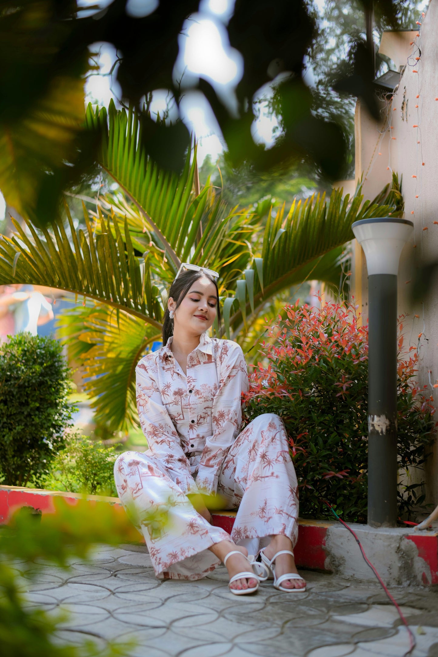 nushrratt bharuccha's african
co-ord set