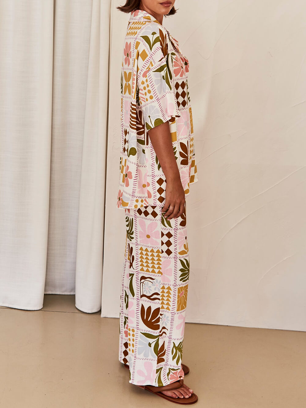 chic pastel patchwork co-ord set