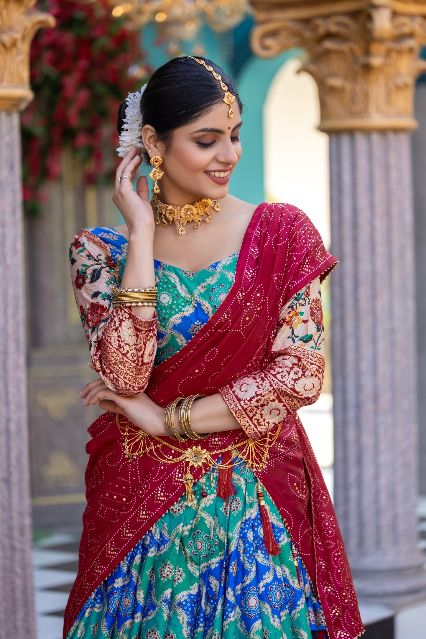 statement lehenga with beautiful detailing