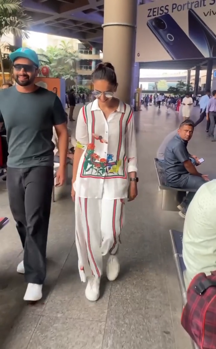 rakul preet's butterfly lane co-ord set