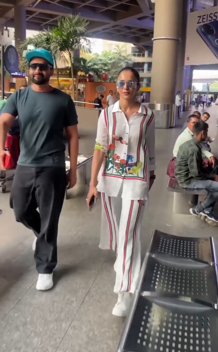 rakul preet's butterfly lane co-ord set