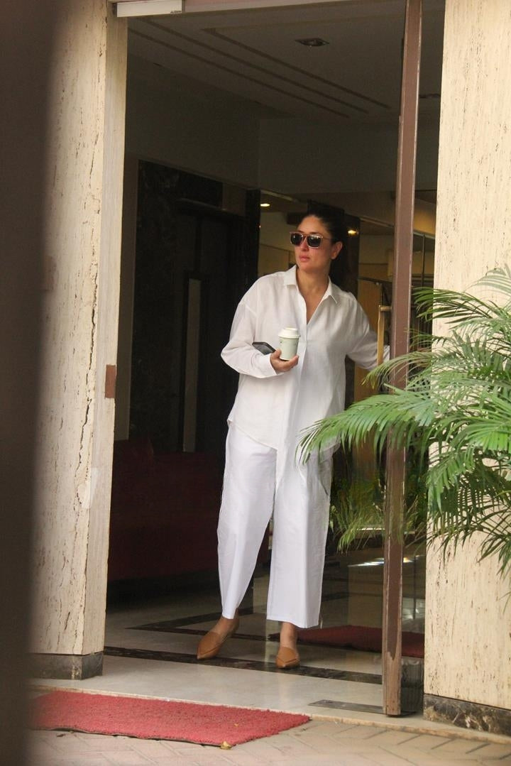 kareena kapoor white co-ord set