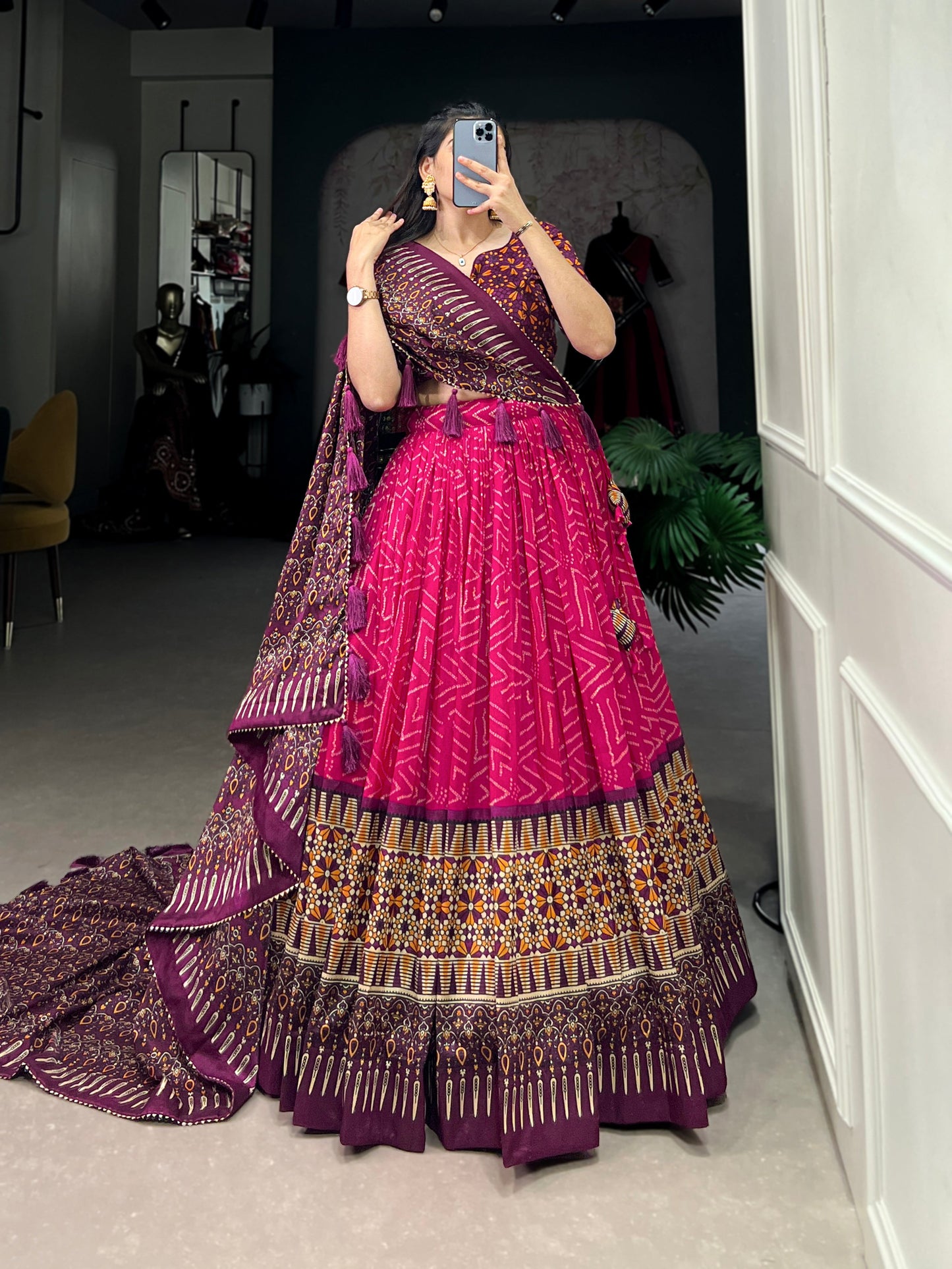 elegant lehenga choli set for women