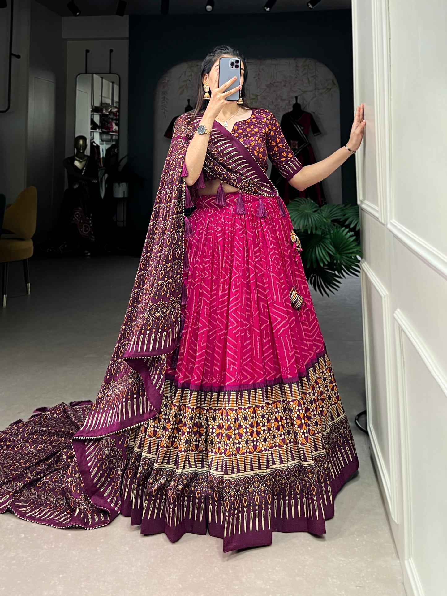 elegant lehenga choli set for women
