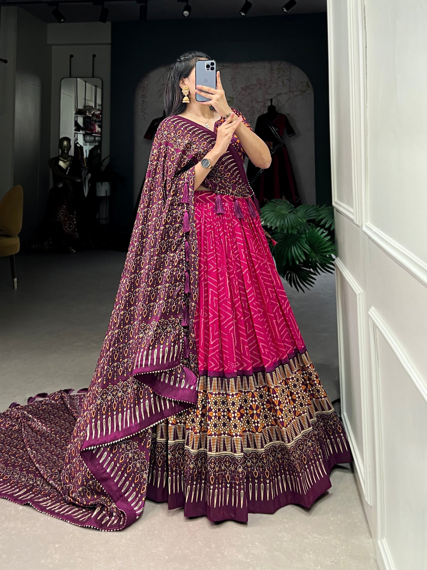 elegant lehenga choli set for women