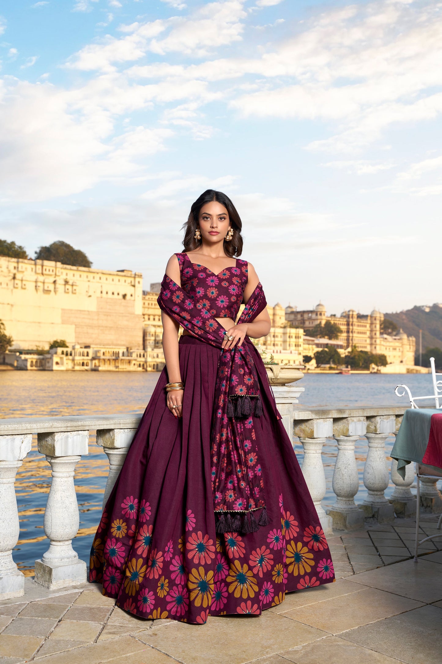 graceful lehenga set for ethnic celebrations
