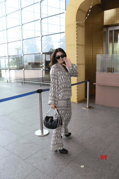 Hansika Motwani's White Co-ord Set