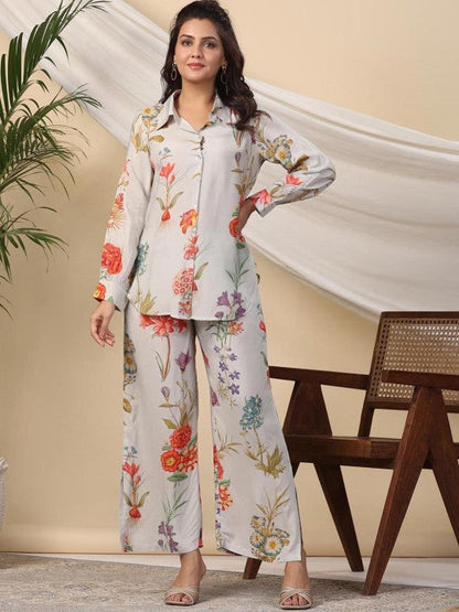 Floral Elegance Co-Ord Set